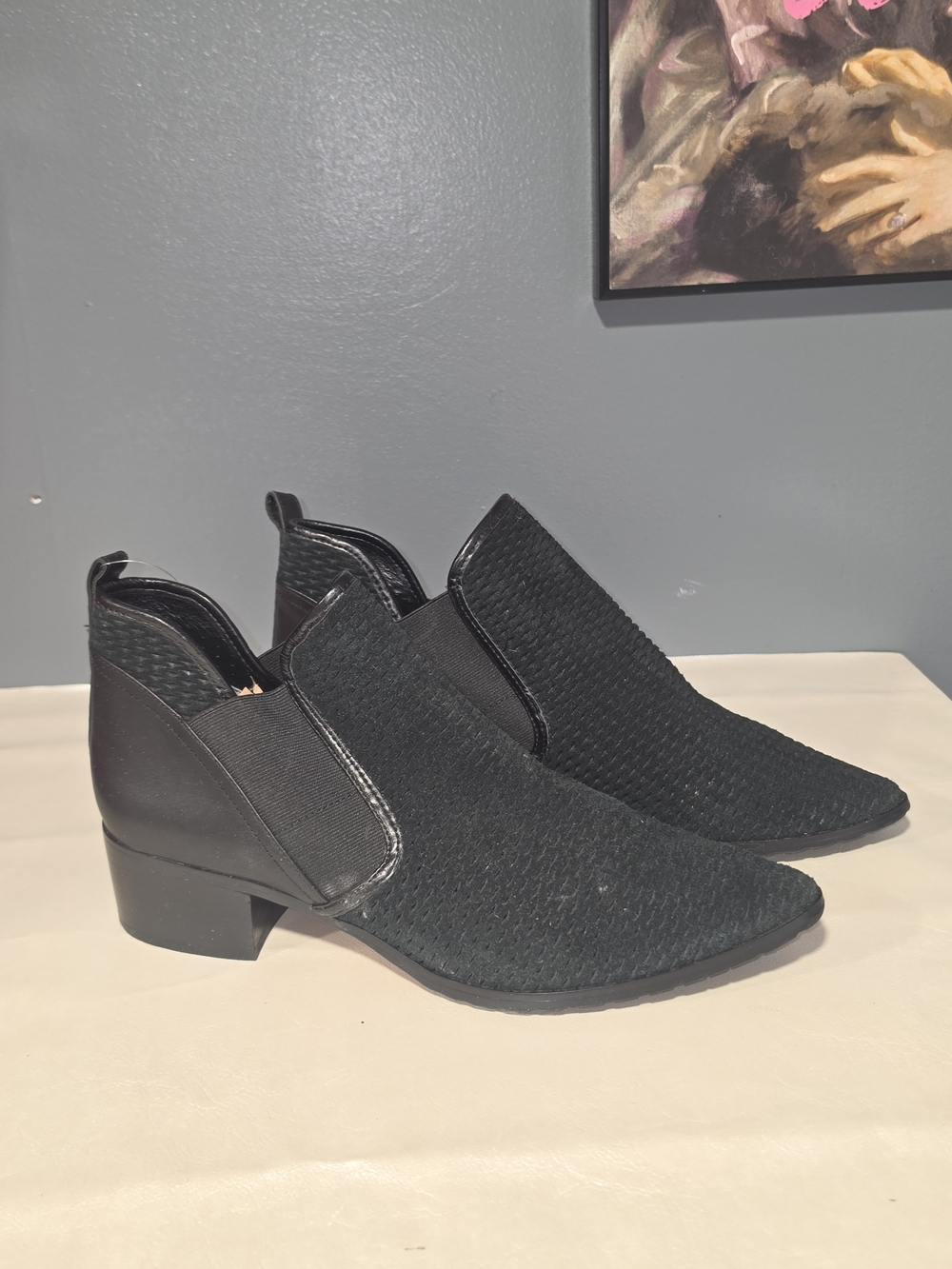 Donald J Pliner Leather Women's Darla Pointed Toe Slip On Booties Size 10